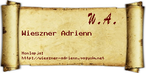 Wieszner Adrienn névjegykártya